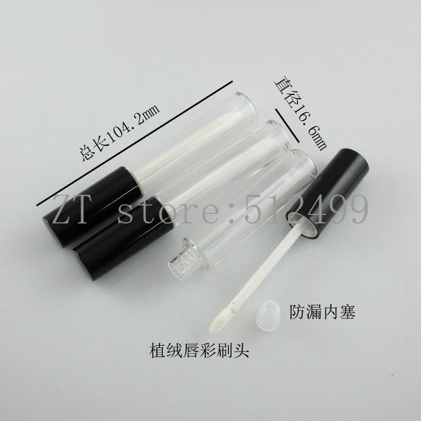 10/30/50pcs 10ml empty makeup diy lip gloss bottle black cap mascara clear refillable bottles storage & jars
10/30/50pcs 10ml empty makeup diy lip gloss bottle black cap mascara clear refillable bottles storage & jars