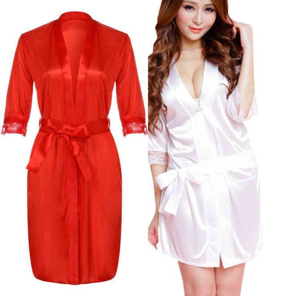 nxy set 2022 new silk kimono robe bathrobe women bridemaid navy blue satin ladie dreing gown fahion 1223, Red;black
nxy set 2022 new silk kimono robe bathrobe women bridemaid navy blue satin ladie dreing gown fahion 1223, Red;black