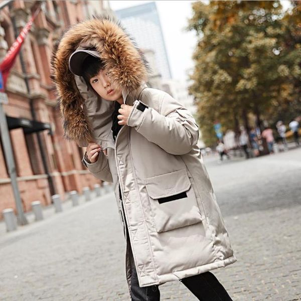 boys warm winter thicken real fur collar long down jackets teenage -30 degrees white duck coats children parkas ws1028 coat, Blue;gray
boys warm winter thicken real fur collar long down jackets teenage -30 degrees white duck coats children parkas ws1028 coat, Blue;gray