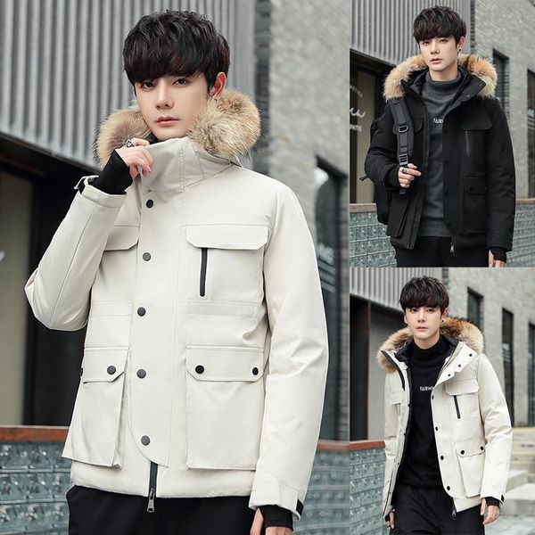 men's down & parkas 2021 arrive winter warm mens white duck big fur hooded thicken casual tooling jacket coat male puffer parka, Black
men's down & parkas 2021 arrive winter warm mens white duck big fur hooded thicken casual tooling jacket coat male puffer parka, Black