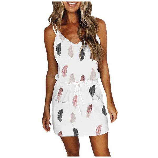 casual dresses preppy woman's dress o-neck drawstring pockets sleeveless sling knee-length mini women vestido de mujer, Black;gray
casual dresses preppy woman's dress o-neck drawstring pockets sleeveless sling knee-length mini women vestido de mujer, Black;gray