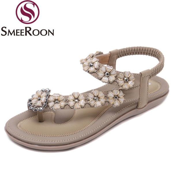 smeeroon big size 35-42 summer sandals women casual flat with crystal ladies shoes comfortable bohemian beach 2021, Black
smeeroon big size 35-42 summer sandals women casual flat with crystal ladies shoes comfortable bohemian beach 2021, Black