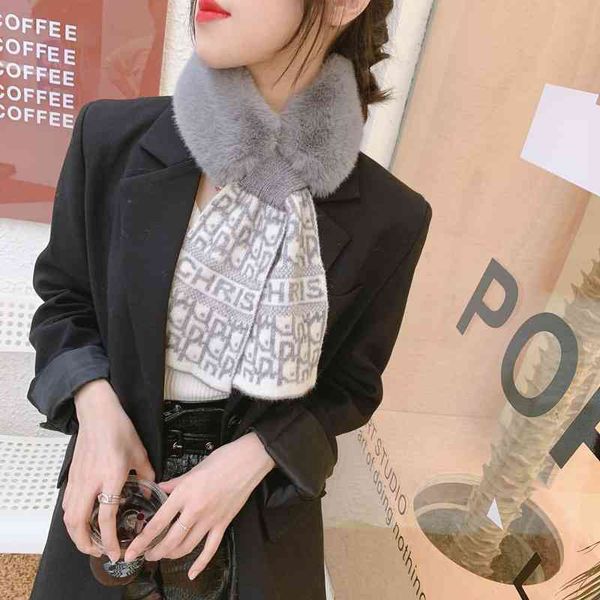 fine autumn and winter new classic versatile signature rex rabbit wool scarf feminine warm collar bib, Blue;gray
fine autumn and winter new classic versatile signature rex rabbit wool scarf feminine warm collar bib, Blue;gray