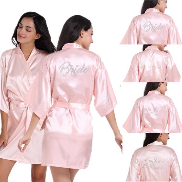 women's sleepwear pink robe bride kimono satin women bathrobe wedding sister mother of the groom bridesmaid robes, Black;red
women's sleepwear pink robe bride kimono satin women bathrobe wedding sister mother of the groom bridesmaid robes, Black;red