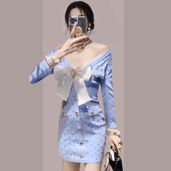 casual dresses buttons beading autumn sheath dress women big bow long sleeve v-neck bodycorn party knitted mini c807, Black;gray
casual dresses buttons beading autumn sheath dress women big bow long sleeve v-neck bodycorn party knitted mini c807, Black;gray