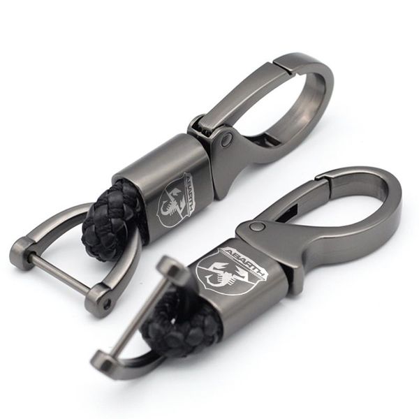 keychains car metal keychain hand-woven rope leather gifts horseshoe key rings accessories for abarth punto stilo panda emblem 500, Silver
keychains car metal keychain hand-woven rope leather gifts horseshoe key rings accessories for abarth punto stilo panda emblem 500, Silver
