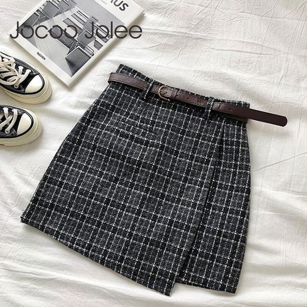 women korean irregular skirt autumn spring vintage high waist a-line mini harajuku elegant chic plaid 210428, Black
women korean irregular skirt autumn spring vintage high waist a-line mini harajuku elegant chic plaid 210428, Black