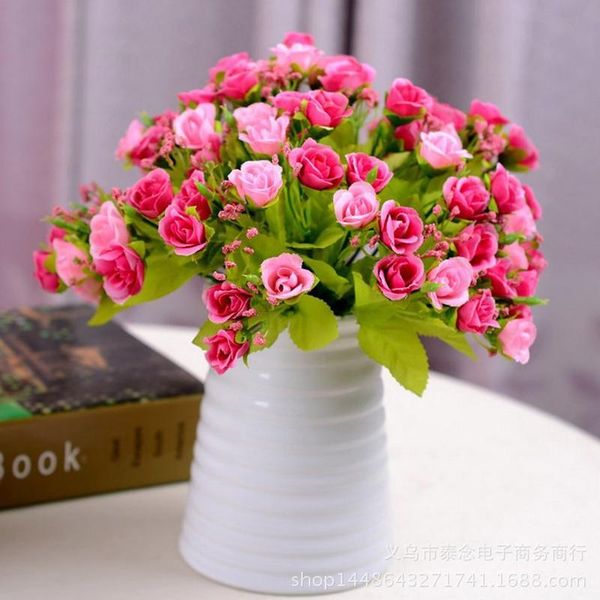 decorative flowers & wreaths simulation flower 1 branch 21 roses fake craft arrangement office home decoration wedding silk
decorative flowers & wreaths simulation flower 1 branch 21 roses fake craft arrangement office home decoration wedding silk