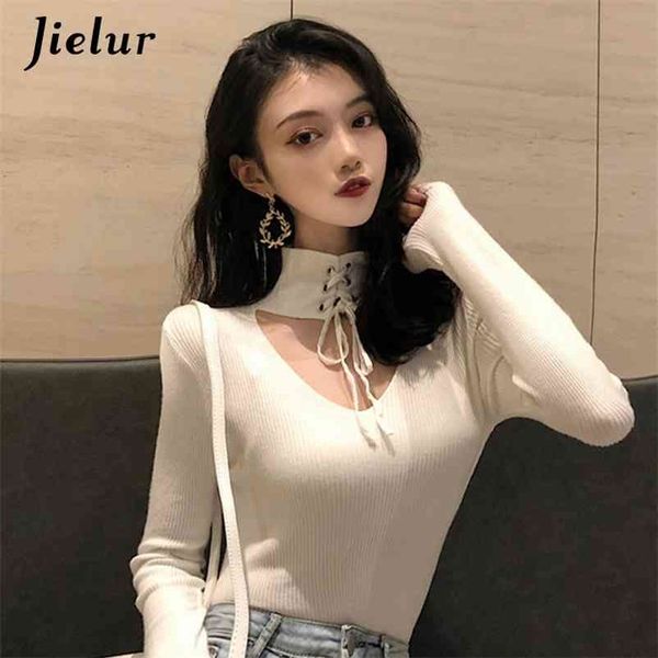 v-neck sweater women solid color pullovers hollow out pull femme jumper soft slim chic autumn knitted sweaters 210426, White;black
v-neck sweater women solid color pullovers hollow out pull femme jumper soft slim chic autumn knitted sweaters 210426, White;black