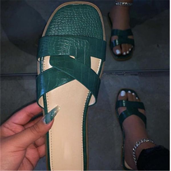 wome pu leathern slippers female square toe footwear summer 2021 woman comfort flat women's outdoor slides ladies beach shoes, Black
wome pu leathern slippers female square toe footwear summer 2021 woman comfort flat women's outdoor slides ladies beach shoes, Black