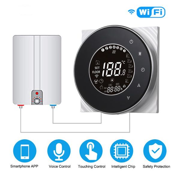 smart home control bht-6000-gclw water/gas boiler thermostat backlight wifi weekly programmable lcd touch screen works with alexa google
smart home control bht-6000-gclw water/gas boiler thermostat backlight wifi weekly programmable lcd touch screen works with alexa google