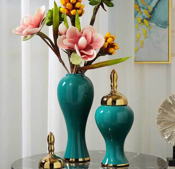 vases europese stijl dark green keramische opslag pot met deksel emaille heldere vergulde bloemen woondecoratie art
vases europese stijl dark green keramische opslag pot met deksel emaille heldere vergulde bloemen woondecoratie art
