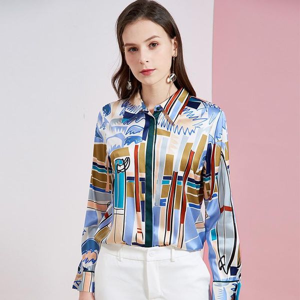 women's blouses & shirts blue graffiti floral silk blouse office womens long sleeve 2021 summer casual boho plus size high quality, White
women's blouses & shirts blue graffiti floral silk blouse office womens long sleeve 2021 summer casual boho plus size high quality, White