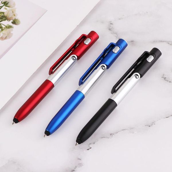 ballpoint pens multifunction 4 in 1 pen folding led light mobile phone stand holder school office writing stationery supplies w91a, Blue;orange
ballpoint pens multifunction 4 in 1 pen folding led light mobile phone stand holder school office writing stationery supplies w91a, Blue;orange