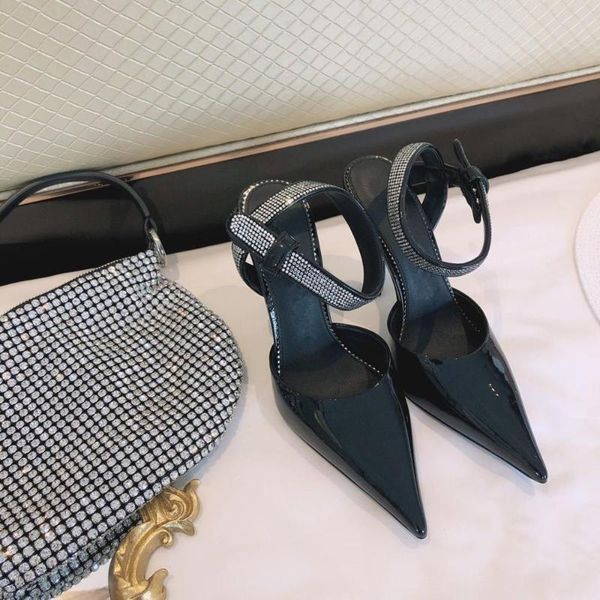 women sandals ankle strap pumps shoes woman ladies pointed toe high heels cow leather breathable shoe, Black
women sandals ankle strap pumps shoes woman ladies pointed toe high heels cow leather breathable shoe, Black