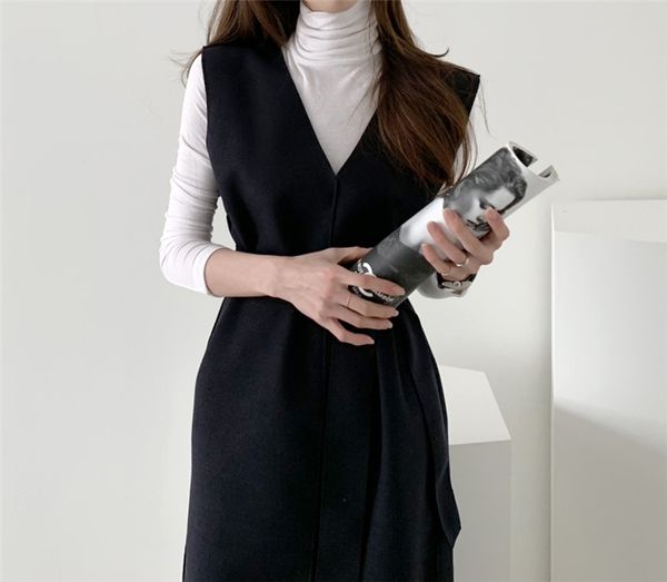 2021colorfaith new 2021 winter spring women dresses sashes solid split straight knitting warm sweater elegant office ladies dr7199, Black;gray
2021colorfaith new 2021 winter spring women dresses sashes solid split straight knitting warm sweater elegant office ladies dr7199, Black;gray