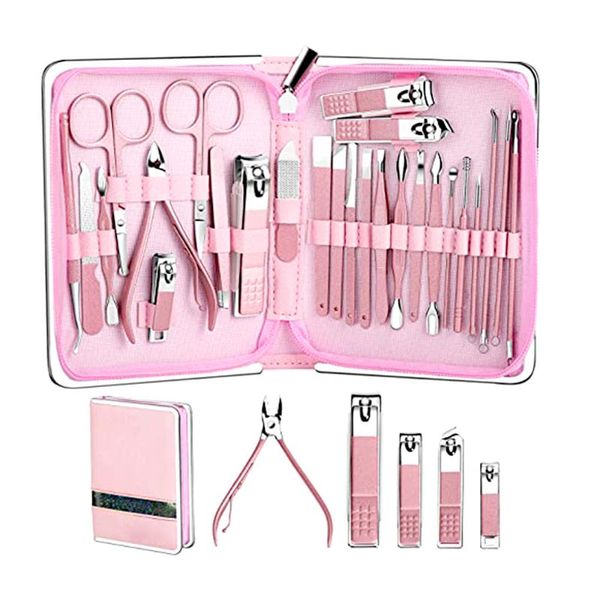 nail art kits 26 pcs professional clippers pedicure kit cutter scissor cuticle nipper nails tool foot face grooming manicure set
nail art kits 26 pcs professional clippers pedicure kit cutter scissor cuticle nipper nails tool foot face grooming manicure set