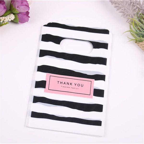 gift wrap wholesale 50pcs/lot design black&white striped packaging bags for small plastic jewellery pouches with thank you
gift wrap wholesale 50pcs/lot design black&white striped packaging bags for small plastic jewellery pouches with thank you