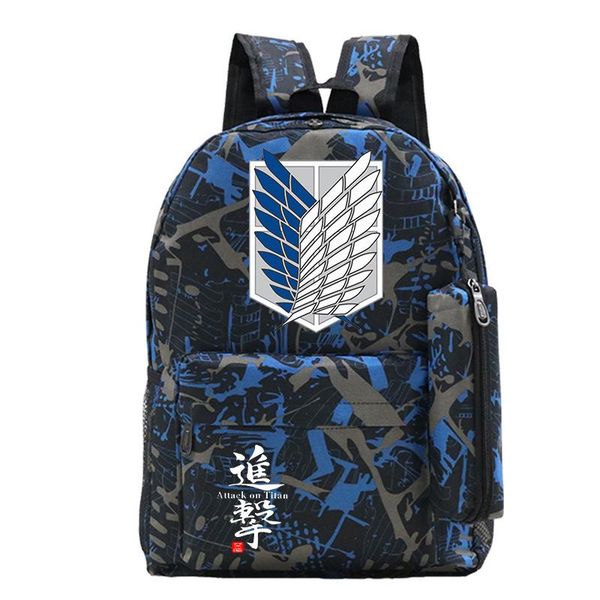 backpack boy girl 2pcs set attack on titan fashion pattern school bags teens men bagpack mochila
backpack boy girl 2pcs set attack on titan fashion pattern school bags teens men bagpack mochila