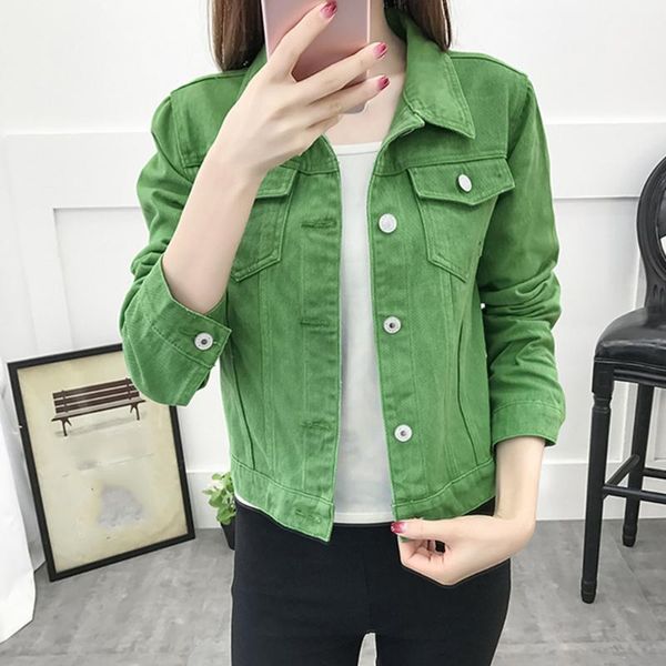 women's jackets ulzzang women fashion lapel solid casual denim buttons jeans jacket female outwear plus size, Black;brown
women's jackets ulzzang women fashion lapel solid casual denim buttons jeans jacket female outwear plus size, Black;brown