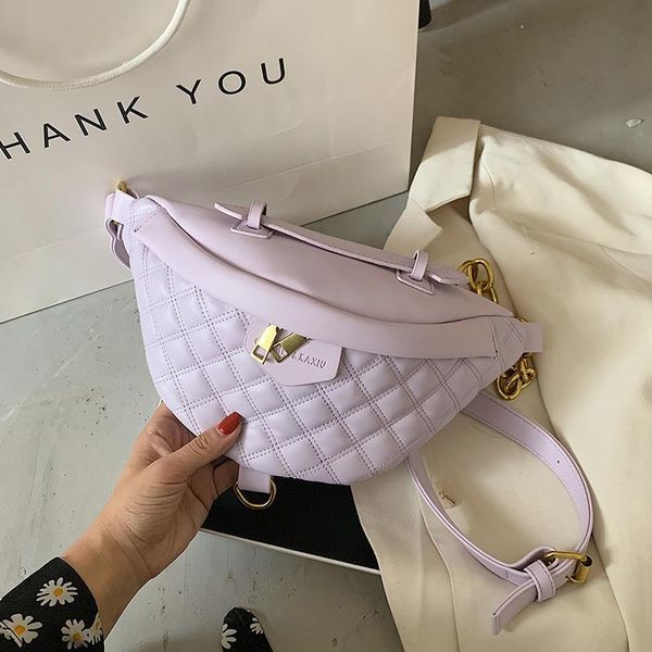 plaid handbags soft leather designer crossbody bag trendy purple solid color women embroidery chest bags chain waist
plaid handbags soft leather designer crossbody bag trendy purple solid color women embroidery chest bags chain waist