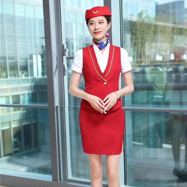 women's vests formal ladies red waistcoat women business suits 2 piece skirt and vest sets work wear office uniform styles, Black;white
women's vests formal ladies red waistcoat women business suits 2 piece skirt and vest sets work wear office uniform styles, Black;white