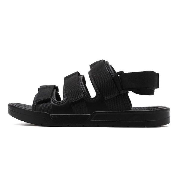 sandals men's 2021 trend personality summer beach youth antiskid dual purpose shoes, Black