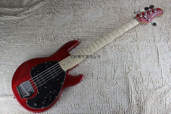 ernie ball music man ray 5 string black electric bass hh active pickups&battery box 6 screws neck plate pearloid pickguard -1
ernie ball music man ray 5 string black electric bass hh active pickups&battery box 6 screws neck plate pearloid pickguard -1