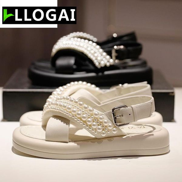 sandals rome sandalen platform womes summer women's shoes leather female sports joker beaded flats for, Black
sandals rome sandalen platform womes summer women's shoes leather female sports joker beaded flats for, Black