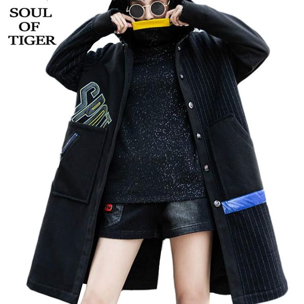 women's trench coats soul of tiger 2021 winter fashion ladies luxury patchwork windbreakers womens long hooded female fur warm thick, Tan;black
women's trench coats soul of tiger 2021 winter fashion ladies luxury patchwork windbreakers womens long hooded female fur warm thick, Tan;black