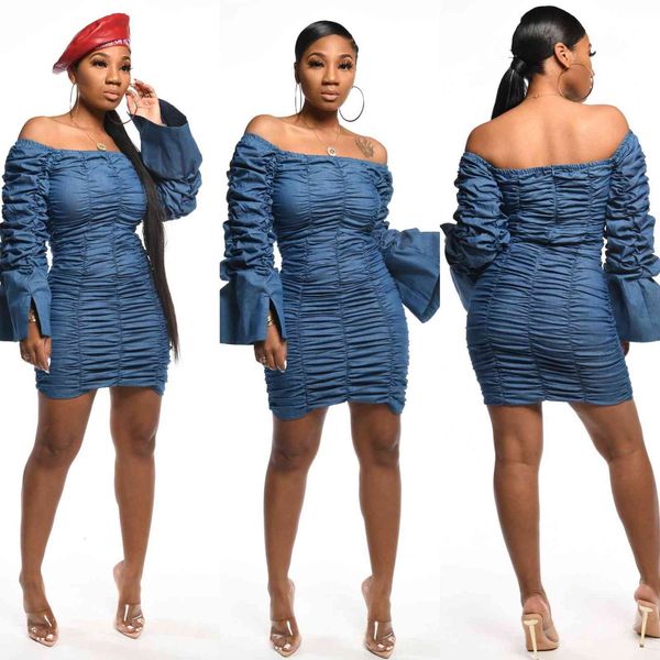 stacked split womens designer dresses slash neck flare sleeve slim casual above knee women dress, Black;gray
stacked split womens designer dresses slash neck flare sleeve slim casual above knee women dress, Black;gray