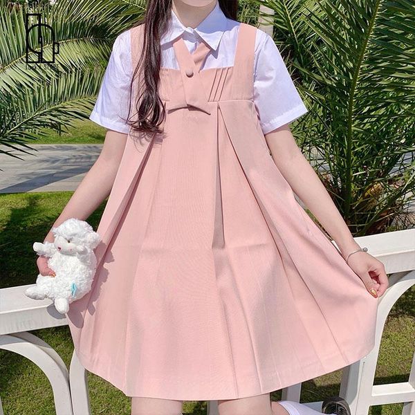 clothing sets luck a summer plus size pink japanese students girl jk dress long pleated pinafore school lady autumn sleeveless uniform, White
clothing sets luck a summer plus size pink japanese students girl jk dress long pleated pinafore school lady autumn sleeveless uniform, White