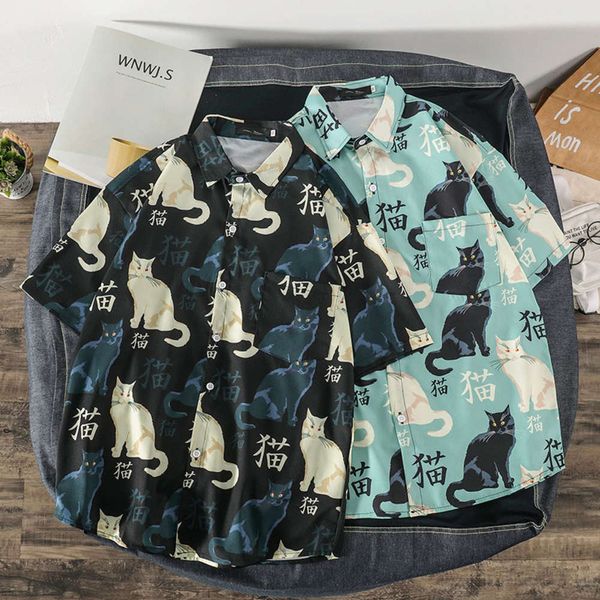 men's casual shirts shirtfloral short sleeve shirt korean fashion cool casual summer thin hawaiian inch ruffian handsome half fyoe, White;black
men's casual shirts shirtfloral short sleeve shirt korean fashion cool casual summer thin hawaiian inch ruffian handsome half fyoe, White;black