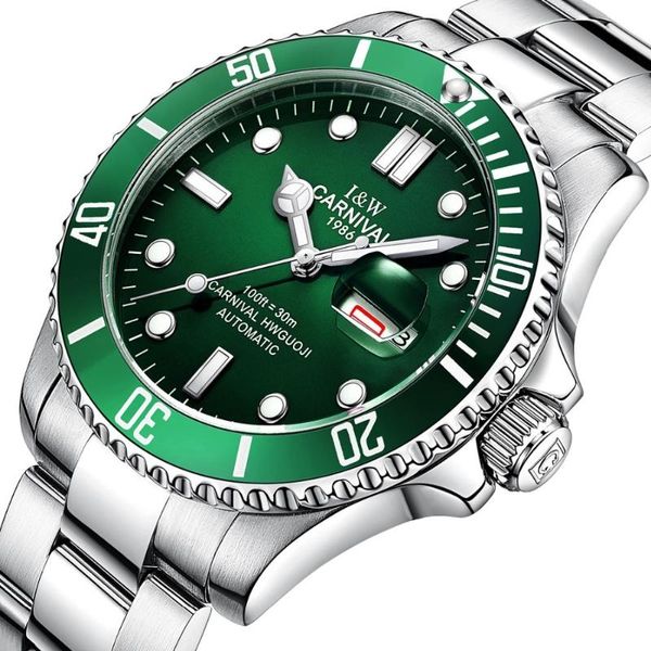 water ghost series carnival men's watches luxury fashion business mechanical watch men automatic waterproof sapphire sport wristwatches, Slivery;brown
water ghost series carnival men's watches luxury fashion business mechanical watch men automatic waterproof sapphire sport wristwatches, Slivery;brown
