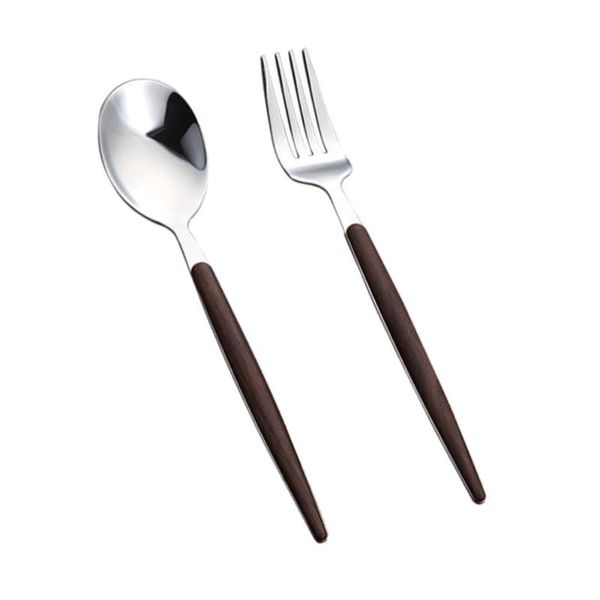 forks 2pcs western tableware set stainless steel cutlery walnut handle flatware (fork+spoon)
forks 2pcs western tableware set stainless steel cutlery walnut handle flatware (fork+spoon)