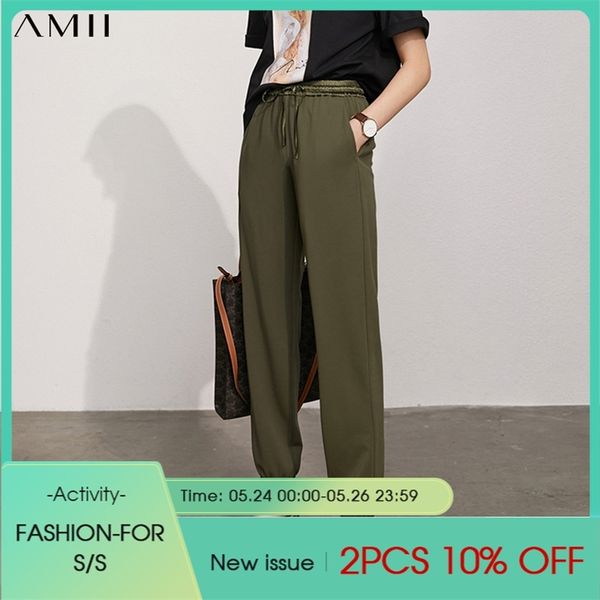 minimalism spring summer women's pants sport causal solid elastic waist loose fashion trousers 12130225 210527, Black;white
minimalism spring summer women's pants sport causal solid elastic waist loose fashion trousers 12130225 210527, Black;white