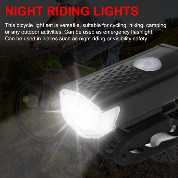 bike light kit usb rechargeable waterproof 3 modes headlights taillights can shine 30-50m, suitable for handlebars 20-40mm # lights
bike light kit usb rechargeable waterproof 3 modes headlights taillights can shine 30-50m, suitable for handlebars 20-40mm # lights