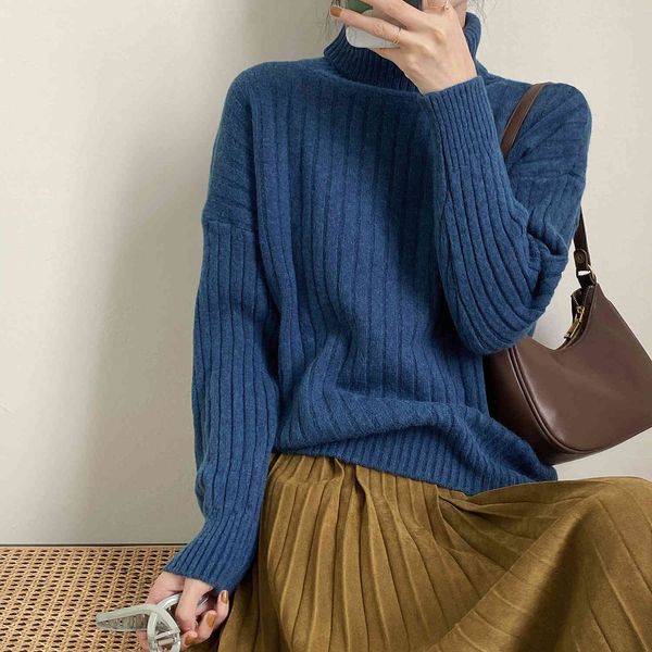 sweaters women's knitted shirt 2021 solid korean winter long inferior pullovers, White;black
sweaters women's knitted shirt 2021 solid korean winter long inferior pullovers, White;black