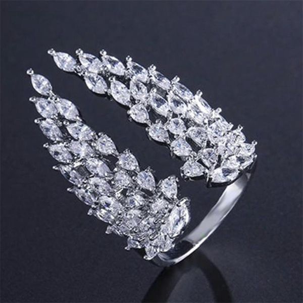 wedding rings bling wing opening for women special inlaid cubic zirconia aesthetic bride finger-rings trendy jewelry gifts, Slivery;golden
wedding rings bling wing opening for women special inlaid cubic zirconia aesthetic bride finger-rings trendy jewelry gifts, Slivery;golden
