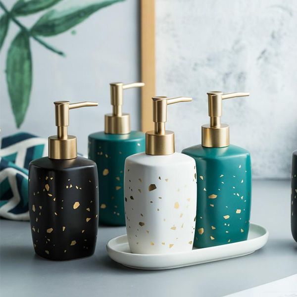 380ml bath soap dispenser ceramic storage jar shower gel shampoo bottle detergent press sub-bottle bathroom accessories liquid
380ml bath soap dispenser ceramic storage jar shower gel shampoo bottle detergent press sub-bottle bathroom accessories liquid