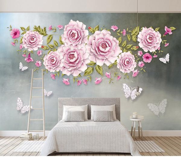 wallpapers custom po wallpaper rose 3d mural wall paper for living room tv background home decor purple flower papel de parede
wallpapers custom po wallpaper rose 3d mural wall paper for living room tv background home decor purple flower papel de parede