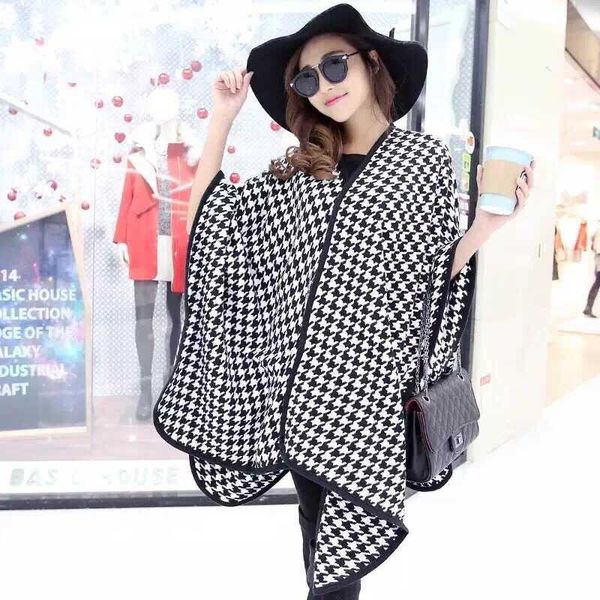 scarves 2021 winter houndstooth poncho soft moben plaid cape check scarf for women fashion knitwear, Blue;gray
scarves 2021 winter houndstooth poncho soft moben plaid cape check scarf for women fashion knitwear, Blue;gray