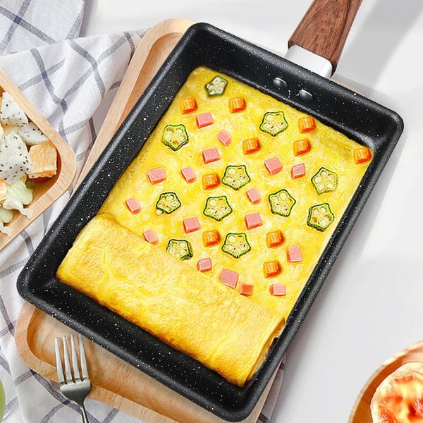 pans japanese omelette frying pan tamagoyaki egg wood handle nonstick fry pancake for gas induction cooker kitchen gadget
pans japanese omelette frying pan tamagoyaki egg wood handle nonstick fry pancake for gas induction cooker kitchen gadget