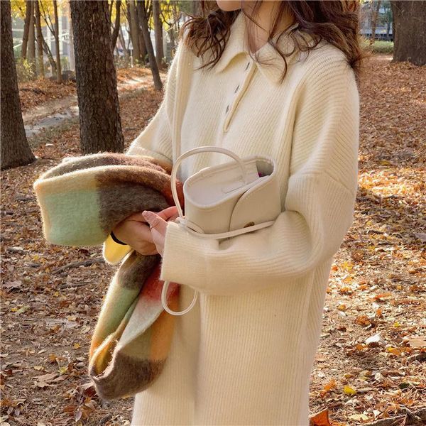 women autumn winter elegant sweater vestido ladies button long sleeve a-line dress female solid casual knitted dresses g145, Black;gray
women autumn winter elegant sweater vestido ladies button long sleeve a-line dress female solid casual knitted dresses g145, Black;gray