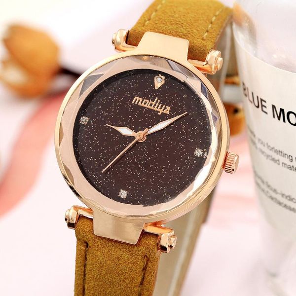 wristwatches 2021 sell star sky dial clock fashion women watches luxury women's bracelet quartz wrist drop, Slivery;brown
wristwatches 2021 sell star sky dial clock fashion women watches luxury women's bracelet quartz wrist drop, Slivery;brown