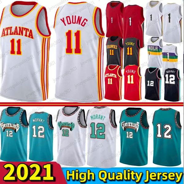 men trae 11 young 12 ja morant zion 1 williamson basketball jerseys 2021 retro jersey, Black;red
men trae 11 young 12 ja morant zion 1 williamson basketball jerseys 2021 retro jersey, Black;red