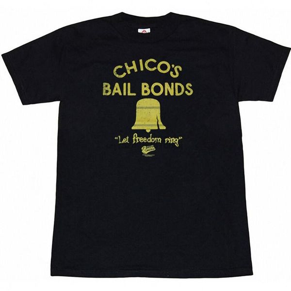 men's t-shirts bad s bears chicos bail bonds t-shirt, White;black