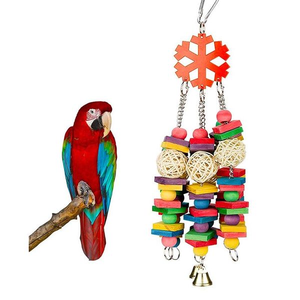 parrot bird block chewing toy, multi colored natural wooden blocks knots tearing toys for all birds other supplies
parrot bird block chewing toy, multi colored natural wooden blocks knots tearing toys for all birds other supplies