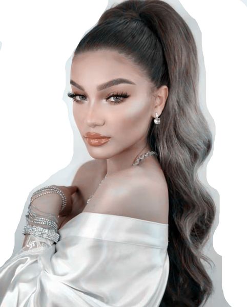 ponytail extension human hair 100% real remy hair piece - wrap around clip in ponytails body wave grey hairs highlight 140g, Black
ponytail extension human hair 100% real remy hair piece - wrap around clip in ponytails body wave grey hairs highlight 140g, Black