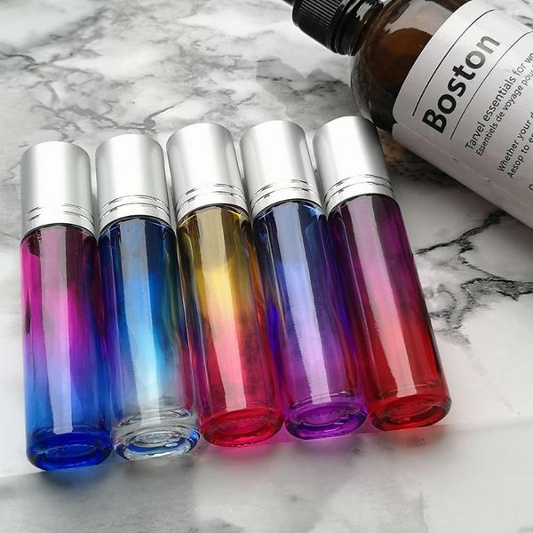 10ml gradient color glass roller rollerball essential oil refillable perfume bottle empty cosmetic containers for travel women storage bottl
10ml gradient color glass roller rollerball essential oil refillable perfume bottle empty cosmetic containers for travel women storage bottl